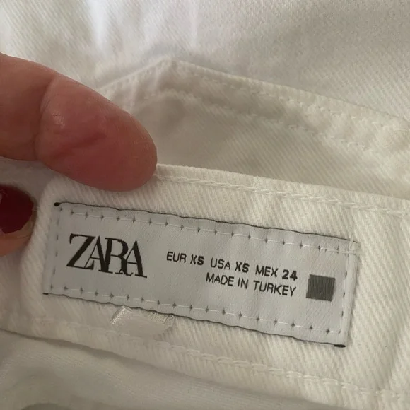 Zara White Women's Skorts - Picture 3 of 3